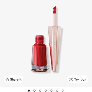 Fenty Beauty Stunna Lip Paint. NWT “Uncensored “. Long wear The Best Red.